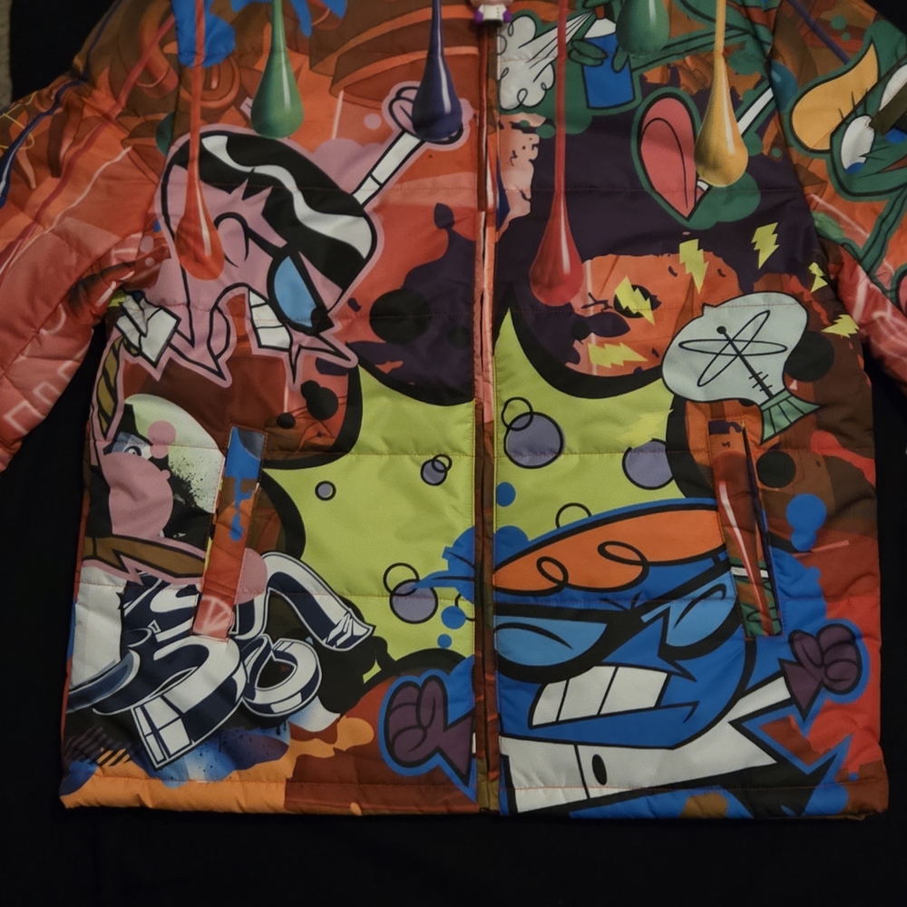 Cartoon Network Multicolor Puffer Jacket - image 1